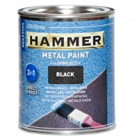 Hammer Hammarlack metallfärg mörk grå 2,5ml