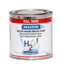 Paint H2O! RAL3000 Flame red 250ml