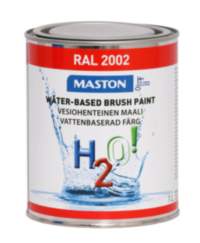 Paint H2O! RAL2002 Vermilion 1l