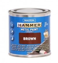 Paint Hammer Smooth Brown 250ml