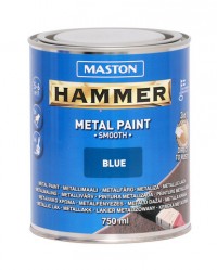 Hammer Metallfärg blå 750ml