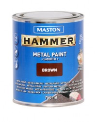 Paint Hammer Smooth Brown 750ml