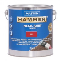Paint Hammer Smooth Red 2,5l