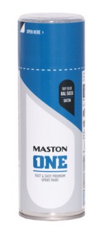 Spraypaint ONE - Satin Sky Blue RAL5015 400ml