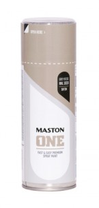 Spraypaint ONE - Satin Grey Beige RAL1019 400ml