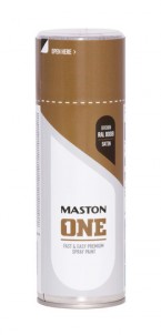 Spraypaint ONE - Satin Brown RAL8008 400ml