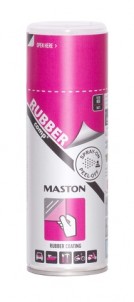 Spray RUBBERcomp Neon röd 400ml