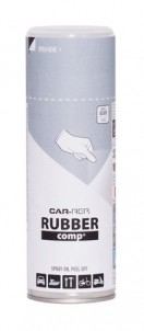 CR RUBBERcomp Fälg silver högblank 400ml