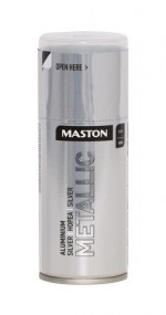 Spraypaint Metallic Silver 150ml