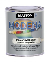 Maali Modena maalarinvalkoinen 1l