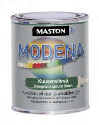 Maali Modena kuusenvihreä 1l