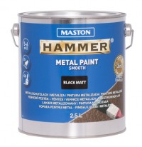 Maali Hammer Sileä Matta musta 2.5l