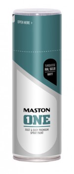Spraypaint ONE - Matt Turquoise RAL5018 400ml