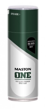 Spraypaint ONE - Matt Moss Green RAL6005 400ml